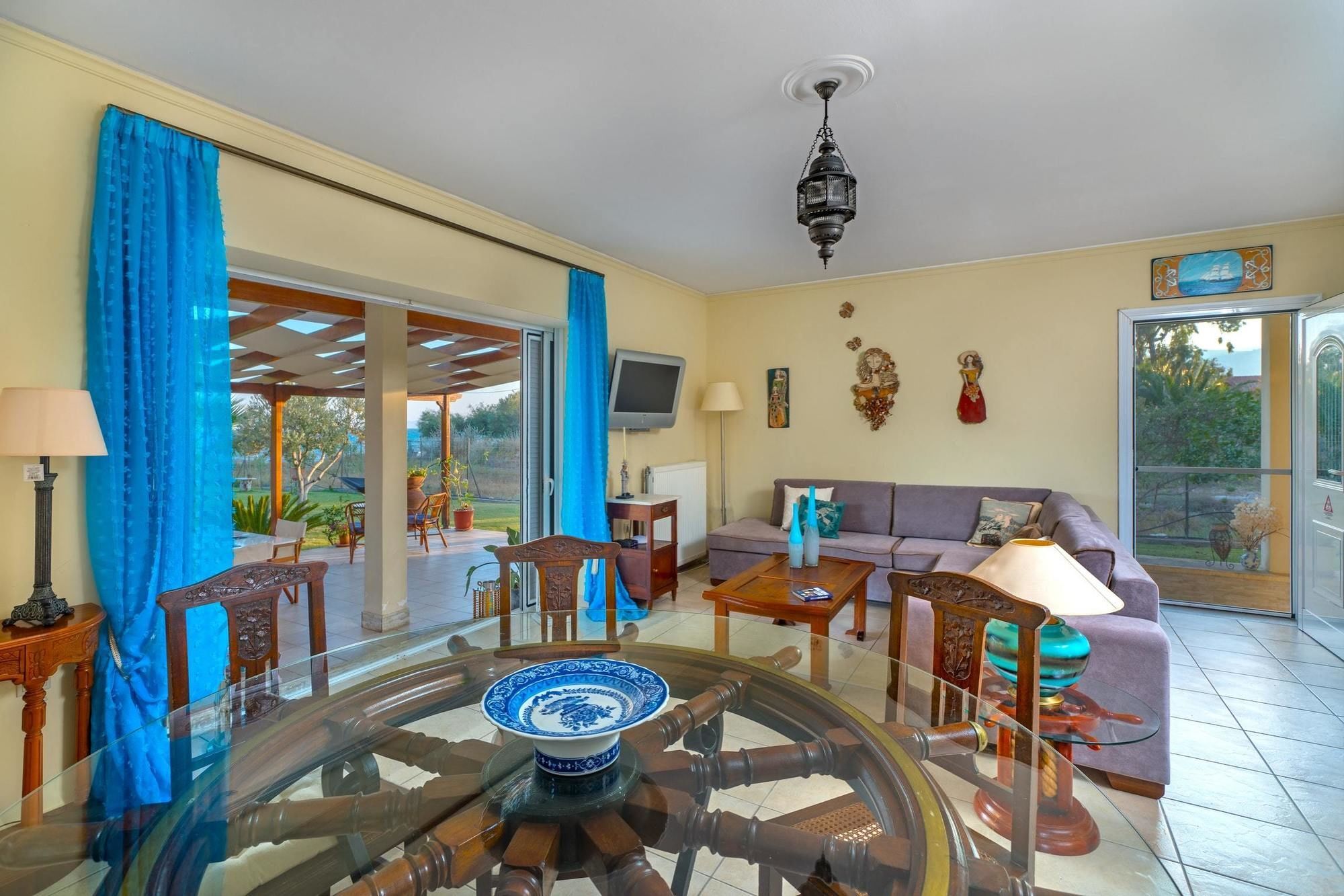 Maria'S Seaside Villa - House With 3 Rooms In Marathon, With Wonderful Exteriör bild