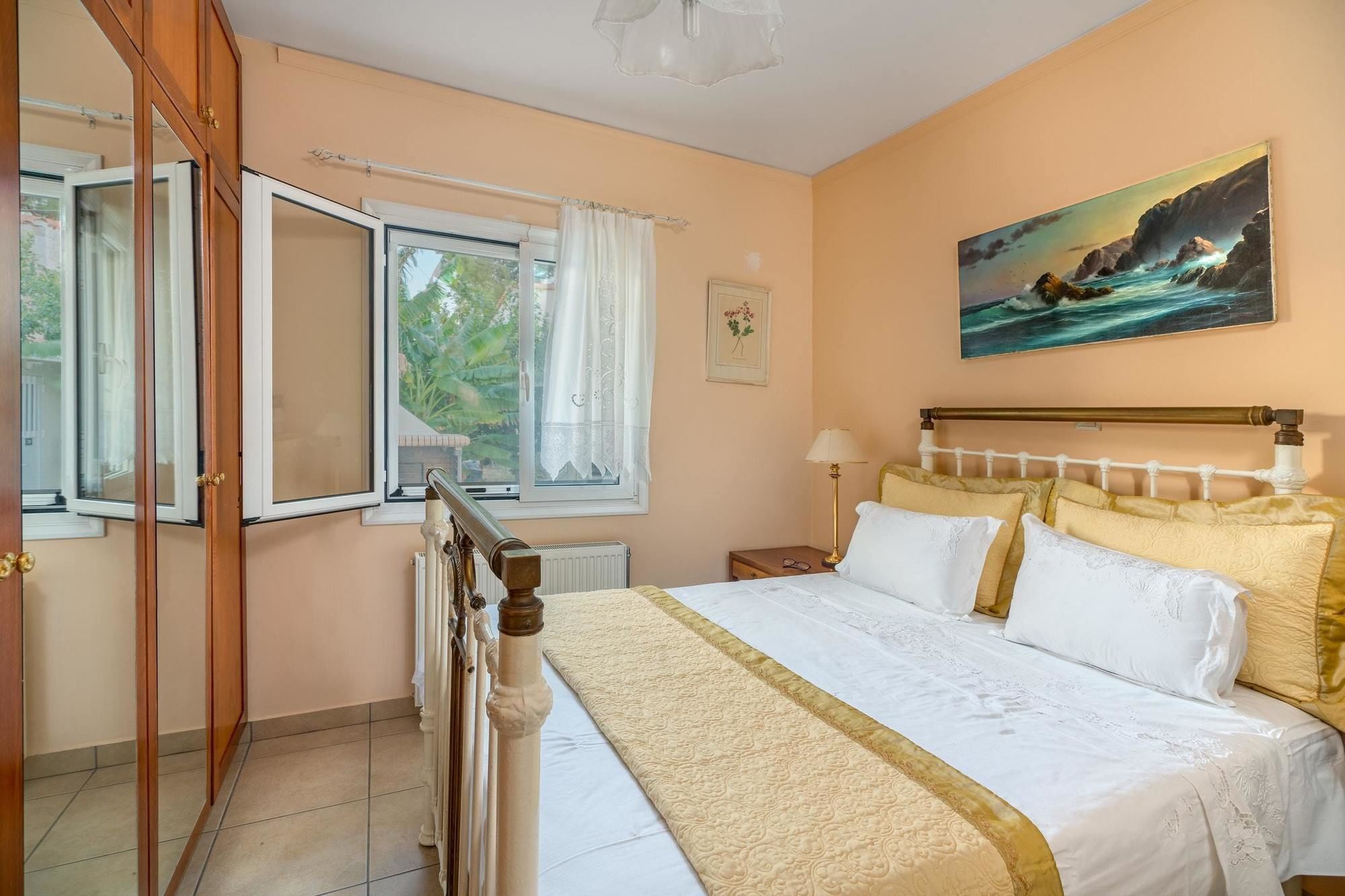 Maria'S Seaside Villa - House With 3 Rooms In Marathon, With Wonderful Exteriör bild